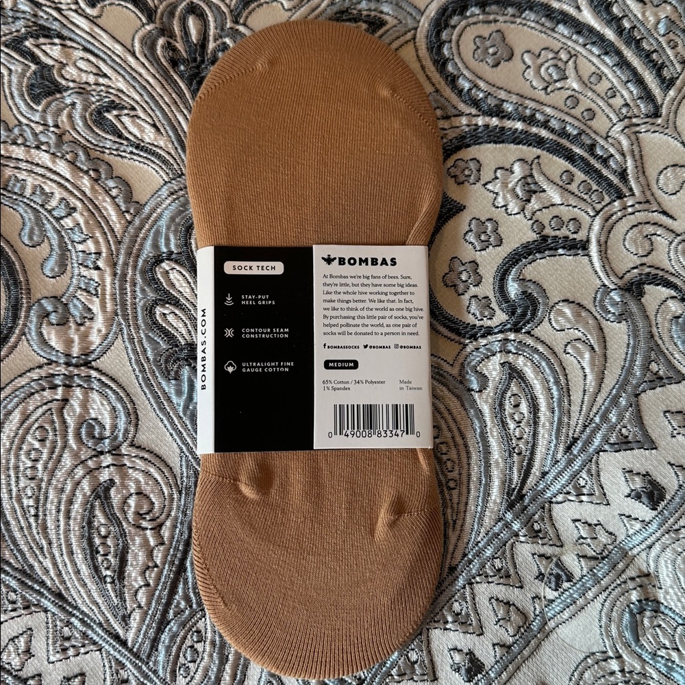 Bombas Ultra No Show Socks NWT - Picture 2 of 3